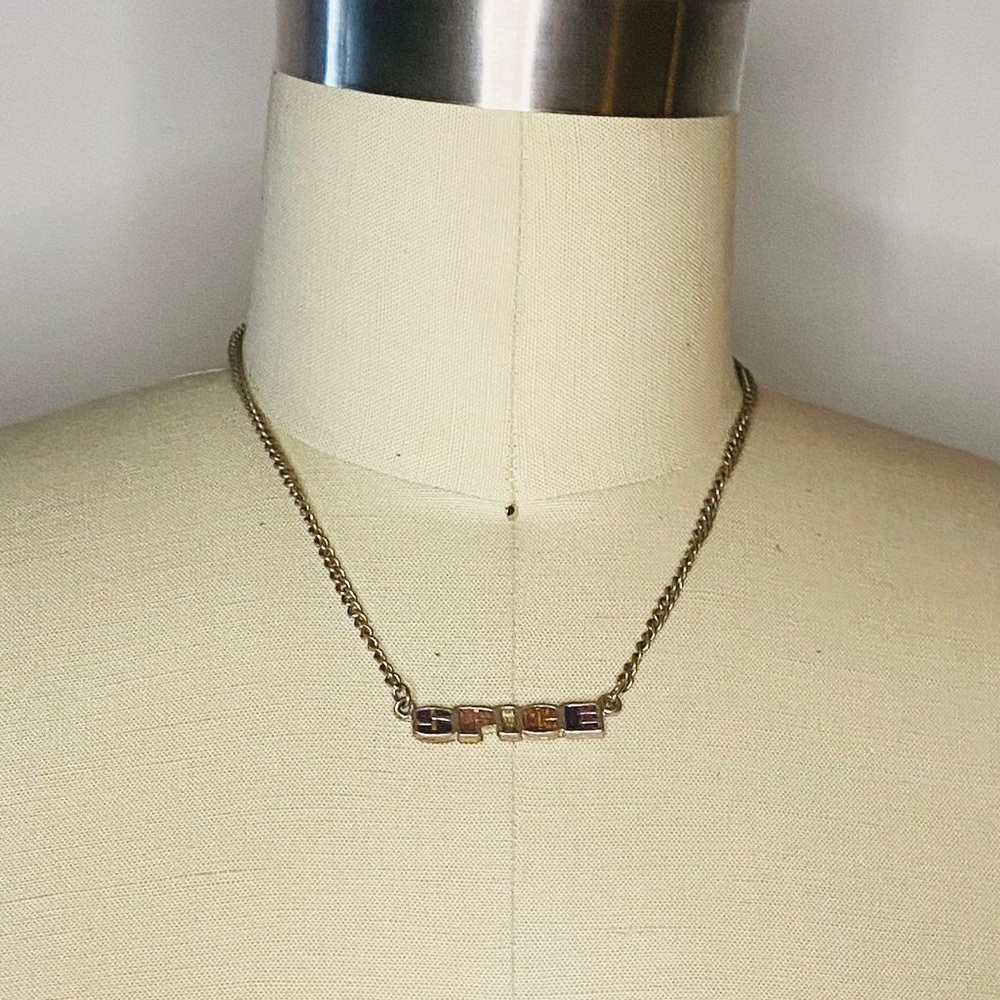 Vintage Spice Girls Necklace